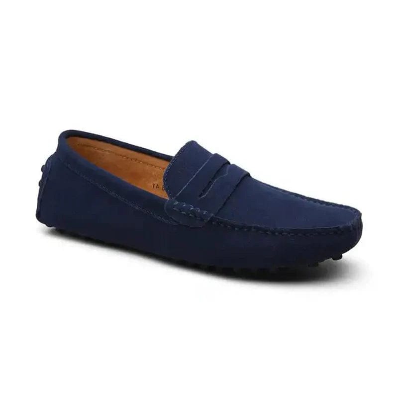 **Chaussures de Conduite "Old Money" en Suede** Marine Blue / EU 38 / UK 5 / US 5.5