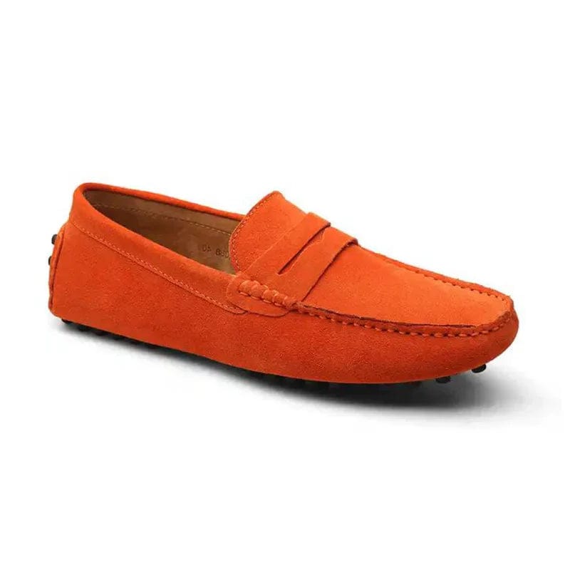 **Chaussures de Conduite "Old Money" en Suede** Orange / EU 38 / UK 5 / US 5.5