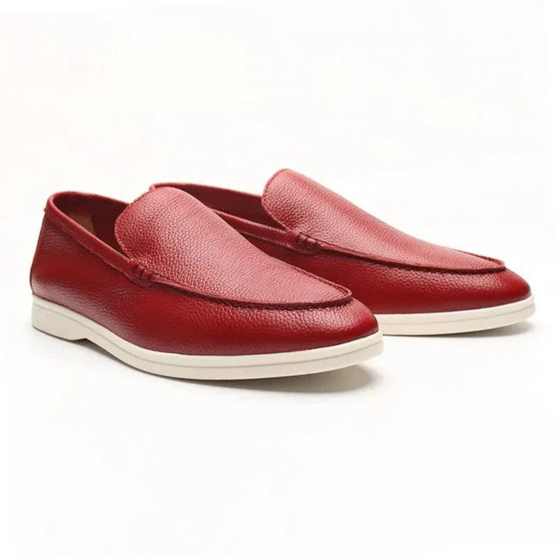 **Chaussures Old Money en Cuir de Vache** Red / EU 38 // UK 5