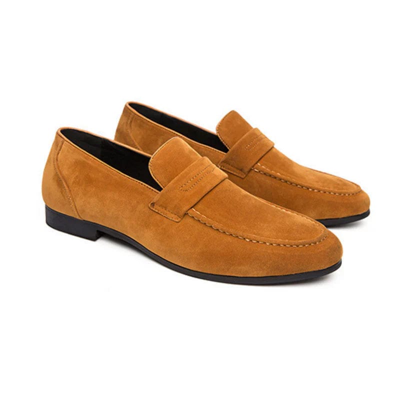 **Chaussures Old Money en Suede** Caramel / EU 39 / US 6 / UK 5