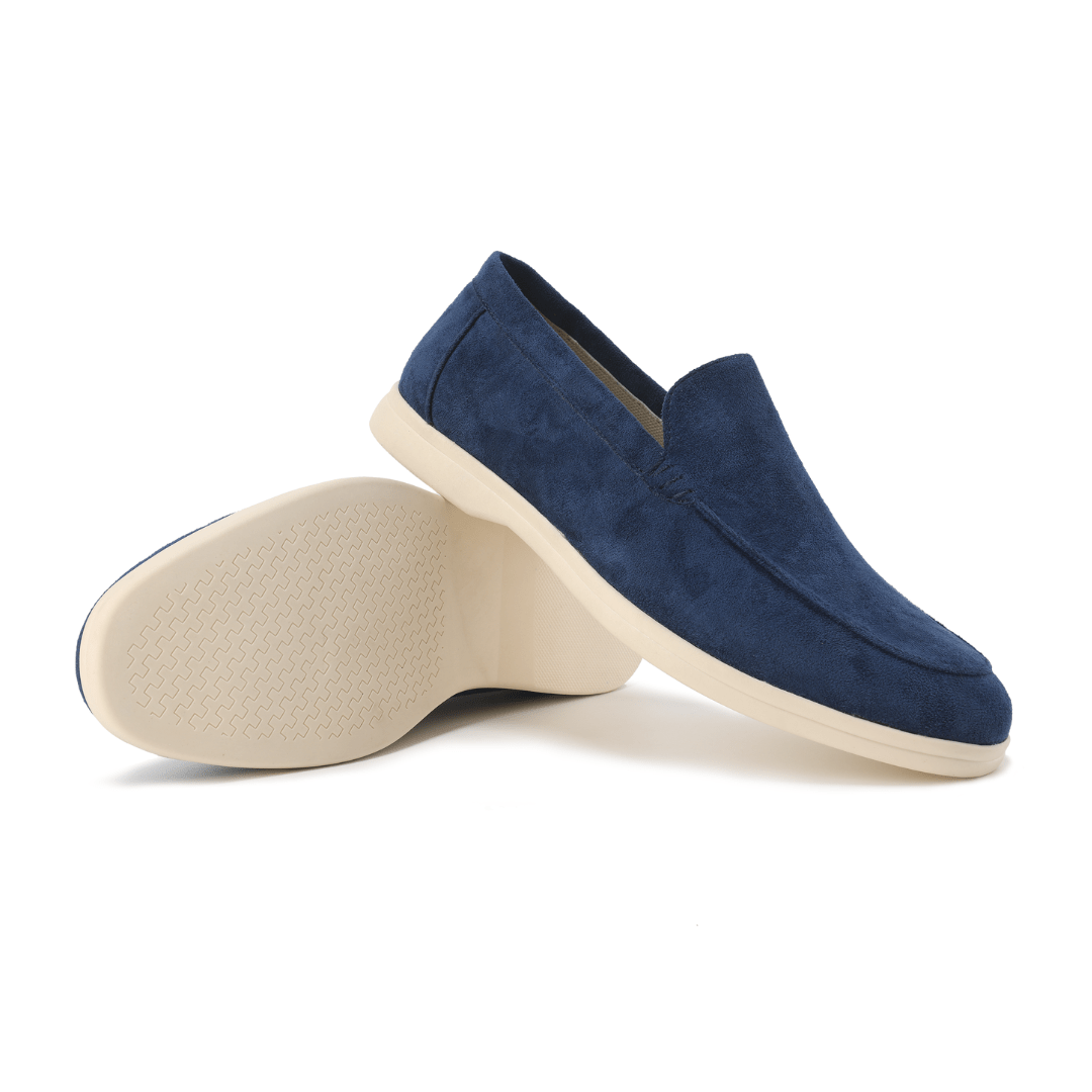 **Chaussures Old Money en Suede** Marine Blue / EU 39 / US 6 / UK 5