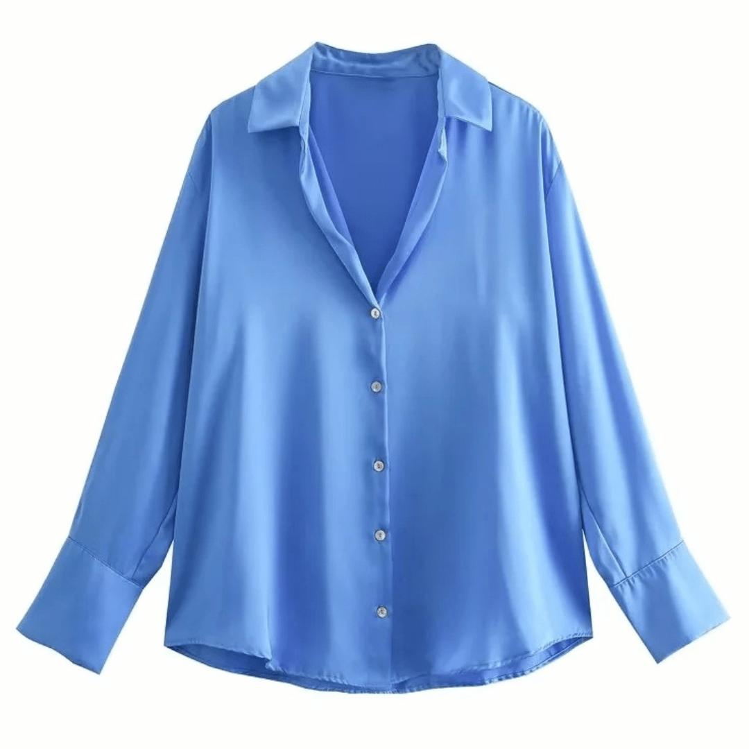 **Chemise Chic Classique Old Money** Light Blue / XS