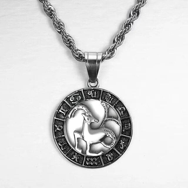 Collier de Signe du Zodiaque Argent - Old Money Capricorn 0