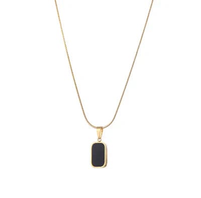 **Collier Old Money Noir**