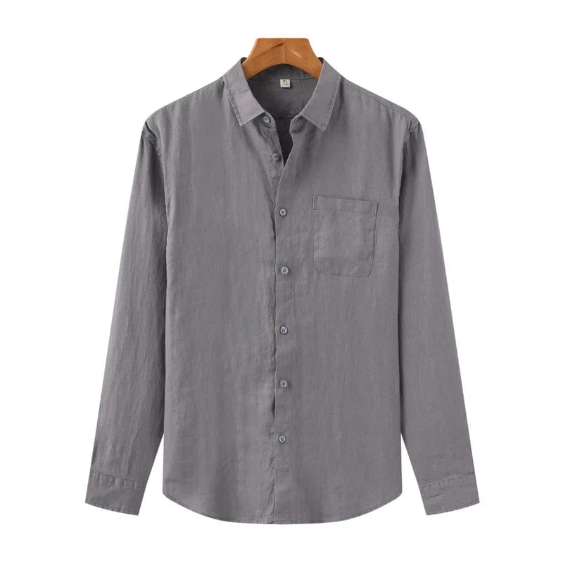 **Old Money Cape Town - Chemise en Linen** Gray / S