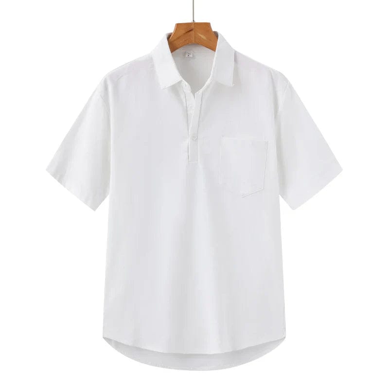 **Old Money Casablanca - Polo en Lin** White / S