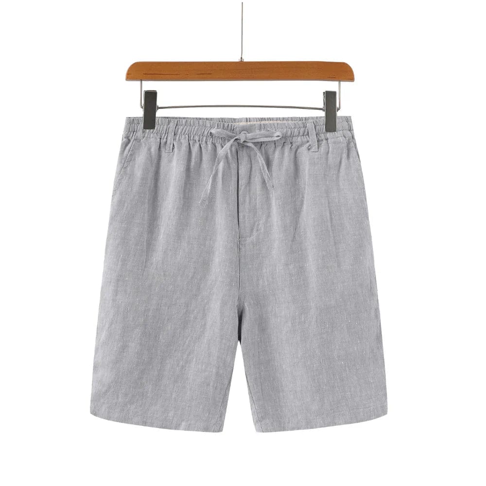 **Old Money Casablanca - Shorts Linen** Gray / S