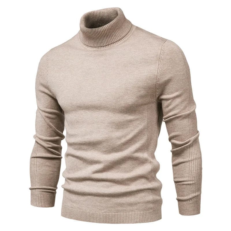 **Old Money Gstaad Wool Turtleneck - Luxe pour l'Homme Moderne** Beige / S