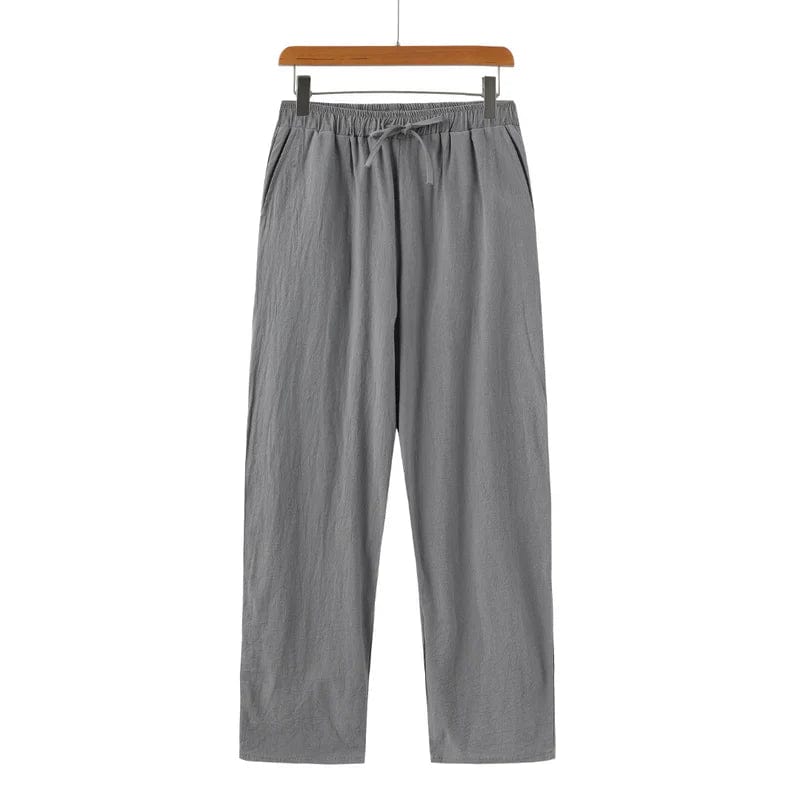 **Old Money Zanzibar - Pantalon en Linen** Gray / S