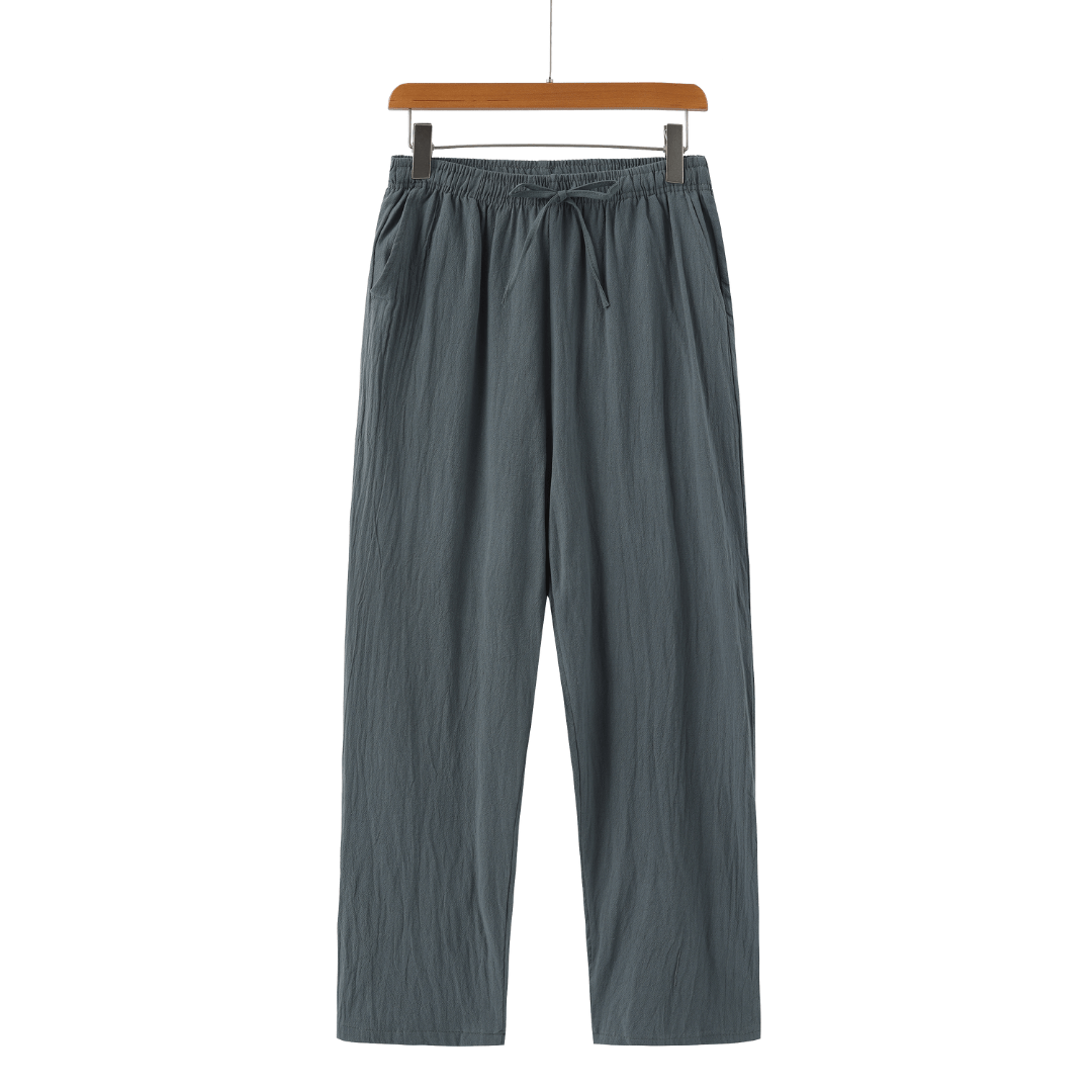 **Old Money Zanzibar - Pantalon en Linen** Green / S