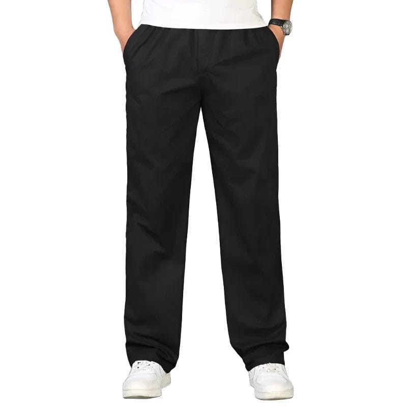 **Pantalon Capri Old Money en Coton** S / Black 0