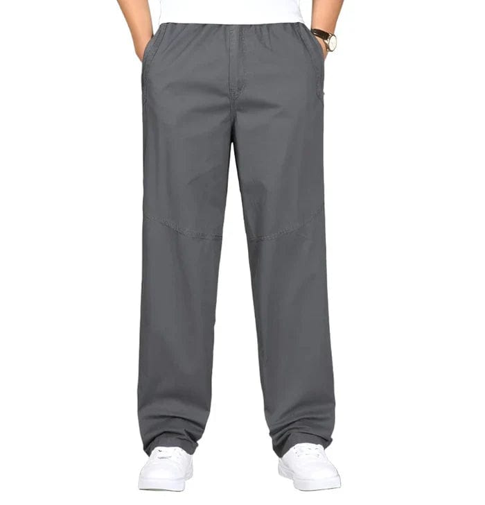 **Pantalon Capri Old Money en Coton** S / Gray 0