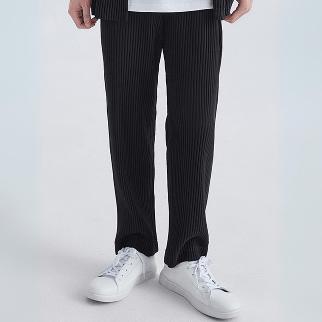 **Pantalon en coton ribbé Old Money - Confort et élégance** 0