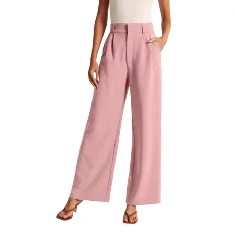 **Pantalon Large Jambe Old Money Serena** Pink / S