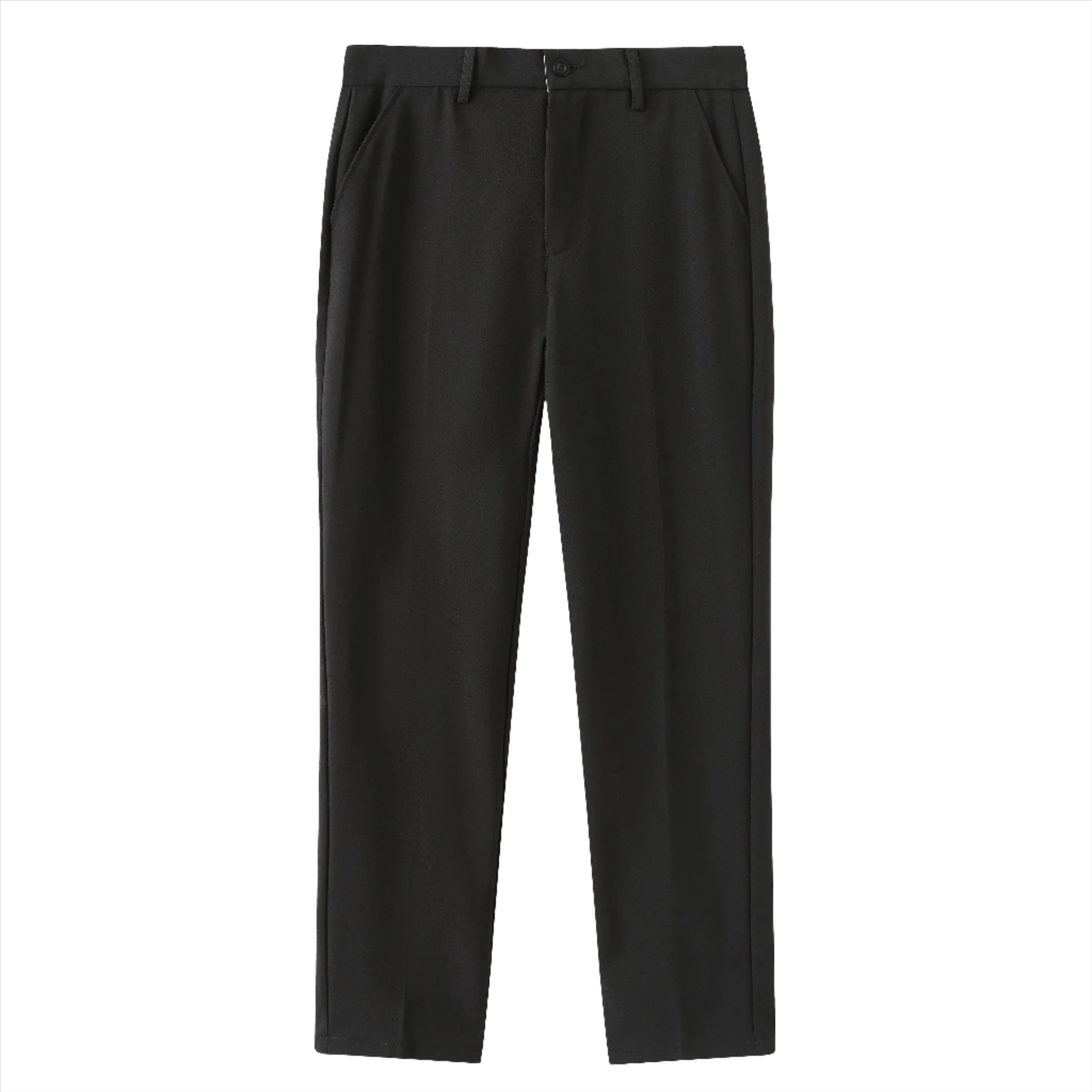 Pantalon Old Money Augusto Stretch - Confort et Style Noir / XS pantalon