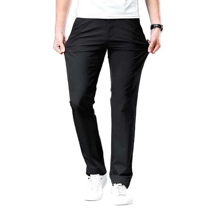 **Pantalon Porto Chino Old Money - Confort et Elegance** Black / 32 0