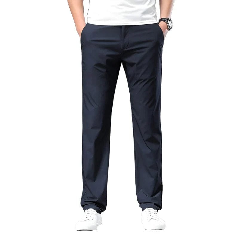 **Pantalon Porto Chino Old Money - Confort et Elegance** Blue / 32 0