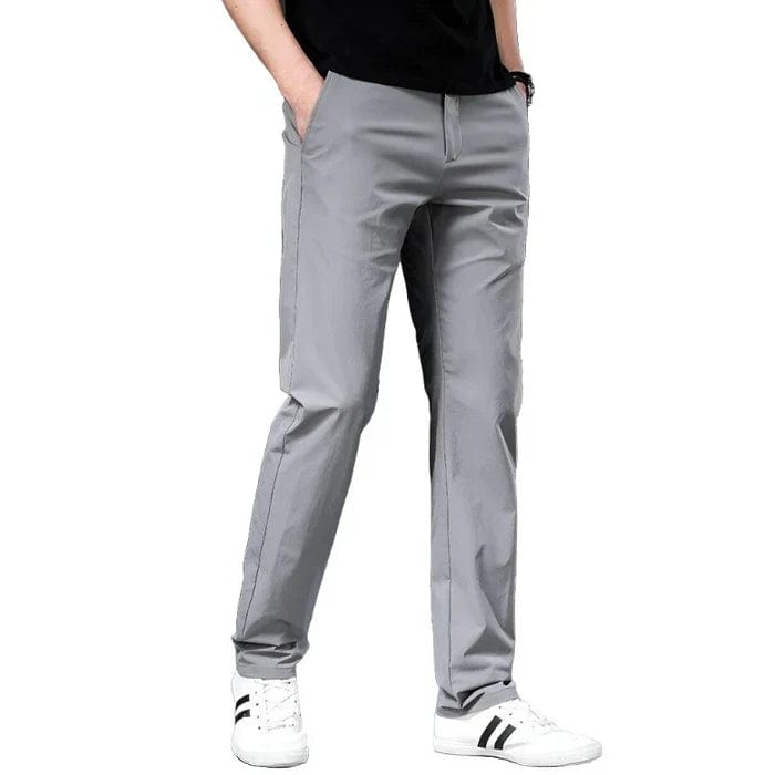 **Pantalon Porto Chino Old Money - Confort et Elegance** Gray / 32 0